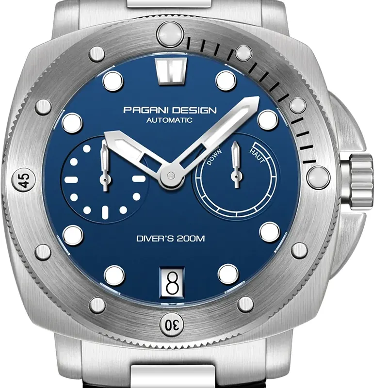 Pagani Design Diver's Classic Blue Dial Men's Watch- PD-1767
